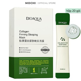 Mặt Nạ Ngủ Collagen Dạng Gel Thạch Hộp 20 Gói Dưỡng Ẩm Nâng Cơ Ngăn Ngừa Mụn Trắng Da Trẻ Hóa Da Mask Đắp Mặt MOCHI SHOP