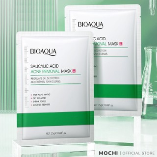 Mặt Nạ Lành Mụn Giảm Sưng Mụn Sạch Bã Nhờn Se Khít Lỗ Chân Lông Salicylic Acid Acne Mask Giấy Đắp Mặt Cấp Ẩm MOCHI SHOP
