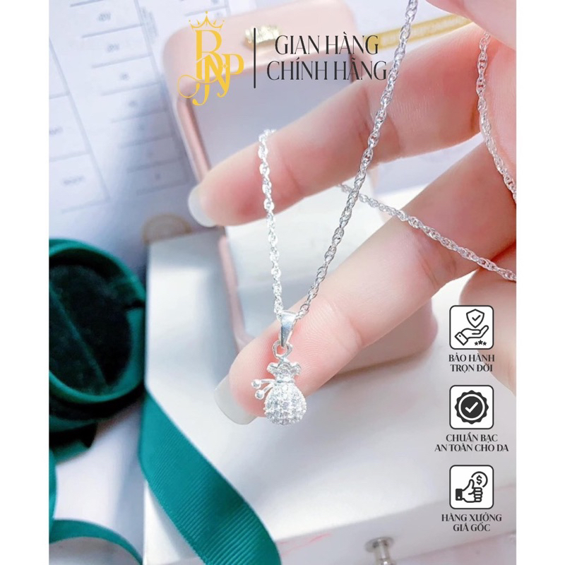 Dây chuyền xoắn BNP túi tiền, bạc ta