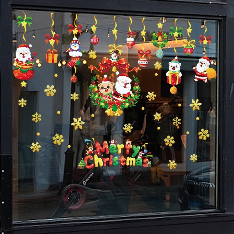 DECAL NOEL DÁN CỬA, TRANG TRÍ NOEL