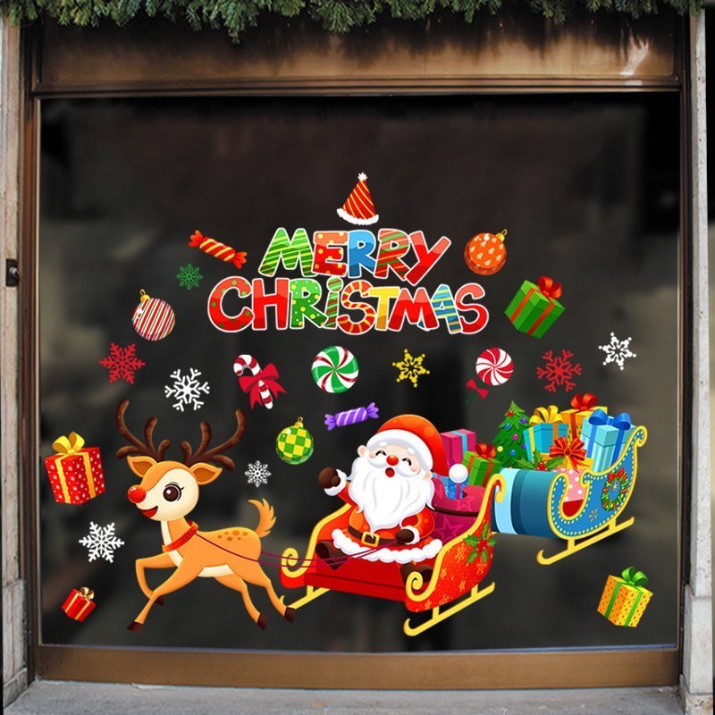 DECAL NOEL DÁN CỬA, TRANG TRÍ NOEL
