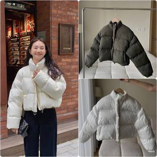 Áo khoác phao croptop dáng Hàn Quốc , Áo phao béo nữ siêu ấm mùa đông mẫu mới 2023