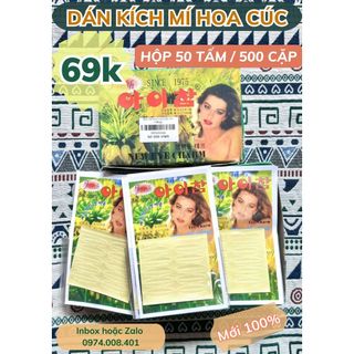 Hộp 500 cặp miếng dán kích mí hoa cúc S65 - Hàng sale