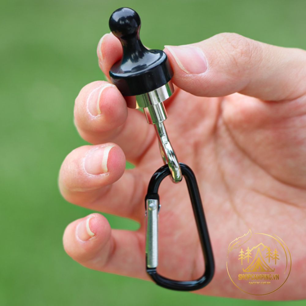 Móc khóa nam châm đa năng, bộ nam châm siêu hít cắm trại, dã ngoại - Camping VietNam