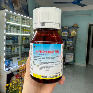 Thuốc diệt muỗi Map permethin 50EC(250ml)- nhập khẩu nguyên chai từ Úc (mẫu mới, date mới)