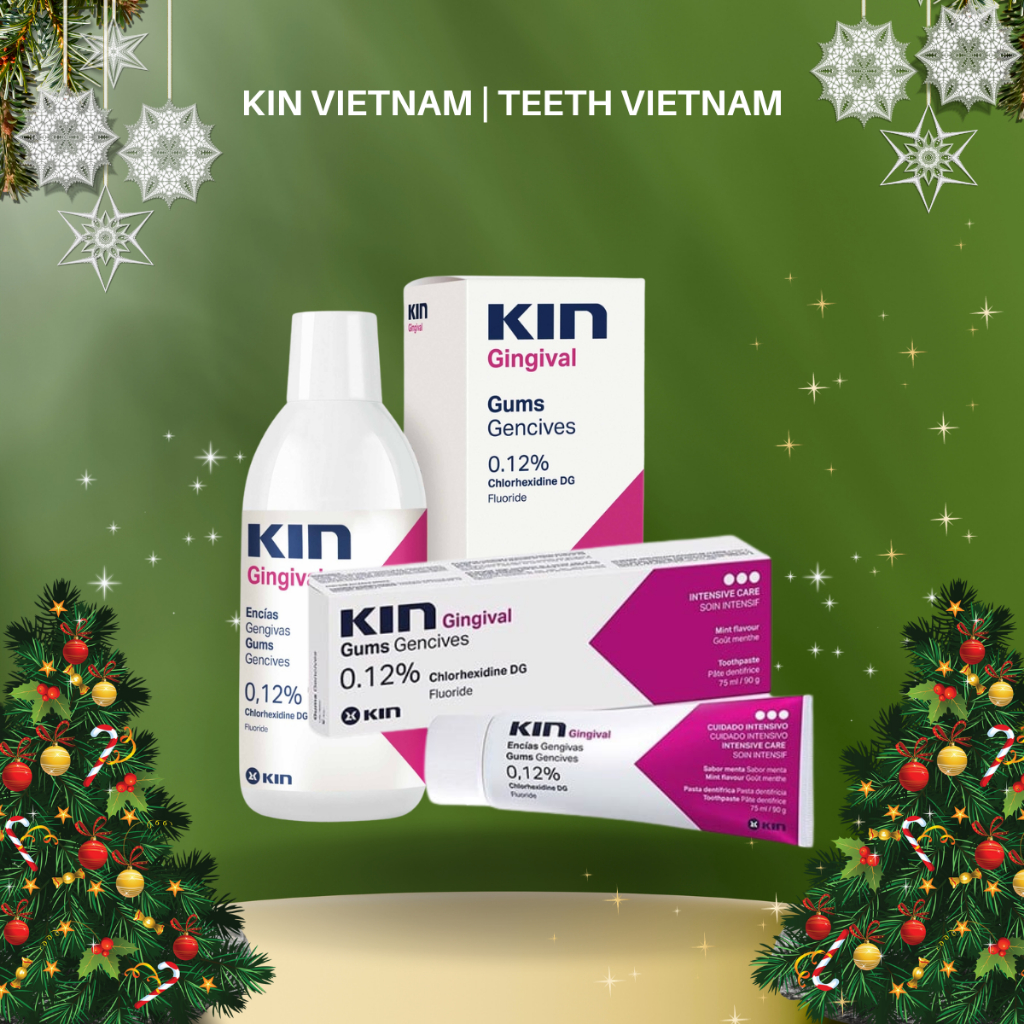 COMBO NƯỚC SÚC MIỆNG - KEM ĐÁNH RĂNG KIN GINGIVAL NGỪA VIÊM NƯỚU