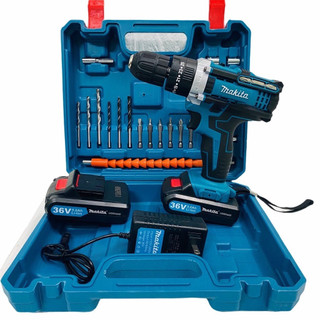 Máy Khoan 2 Pin Makita 36v Kèm Phụ Kiện, Máy khoan pin, Máy khoan cầm tay 3 chức năng
