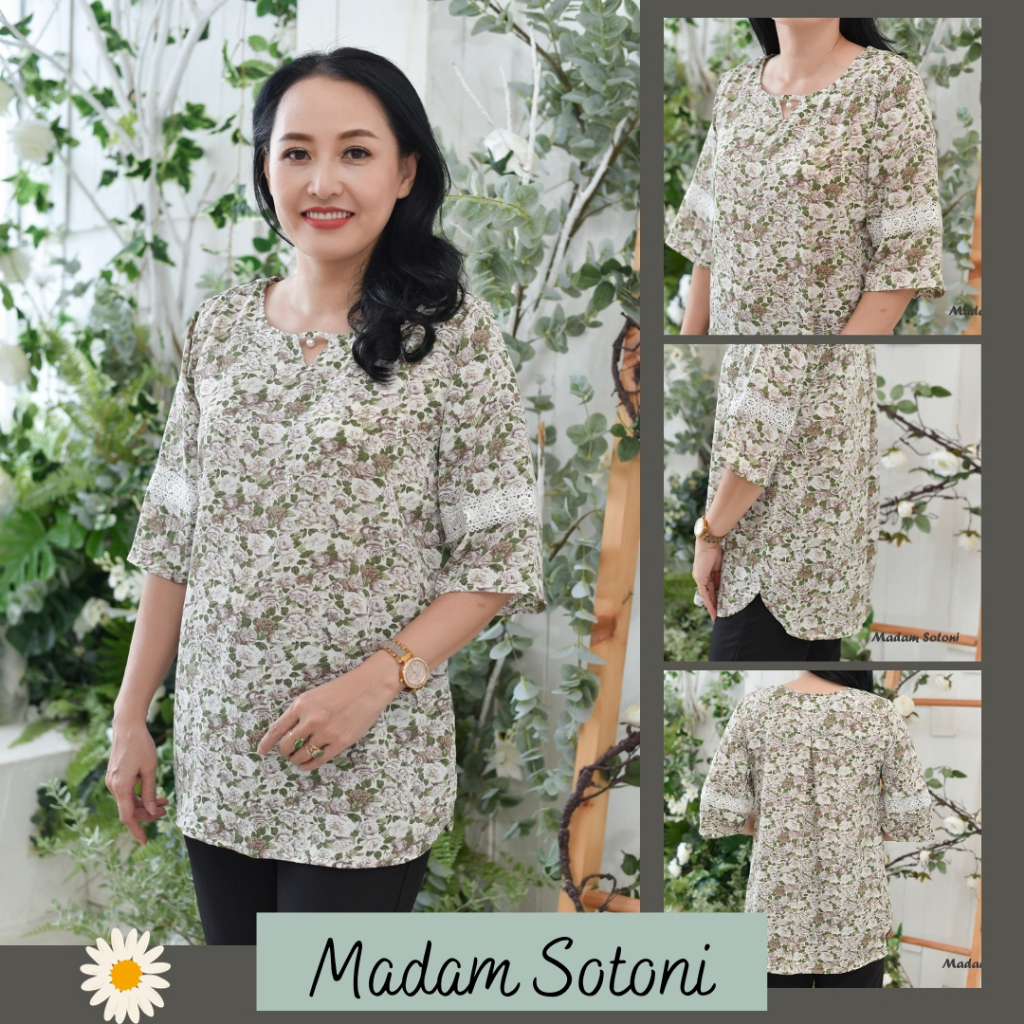 Madam Sotoni - Thời trang trung niên - Áo kiểu nữ trung niên - MGBX1006