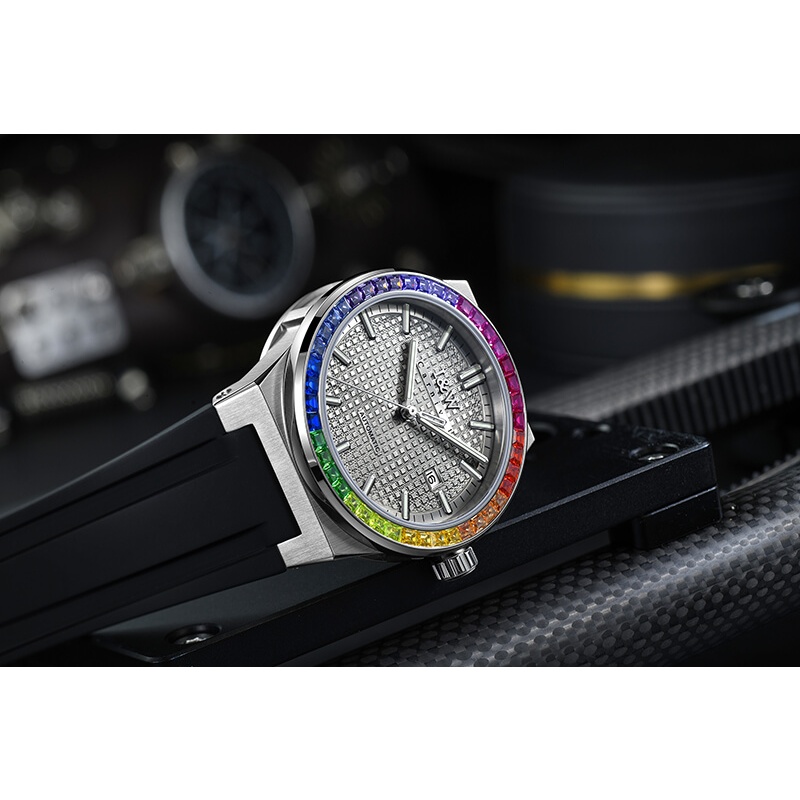 Đồng hồ nam chính hãng IW Carnival IW716G-3 ,Kính sapphire,chống xước,Chống nước30m,BH24 tháng,Máy điện tử,dây da