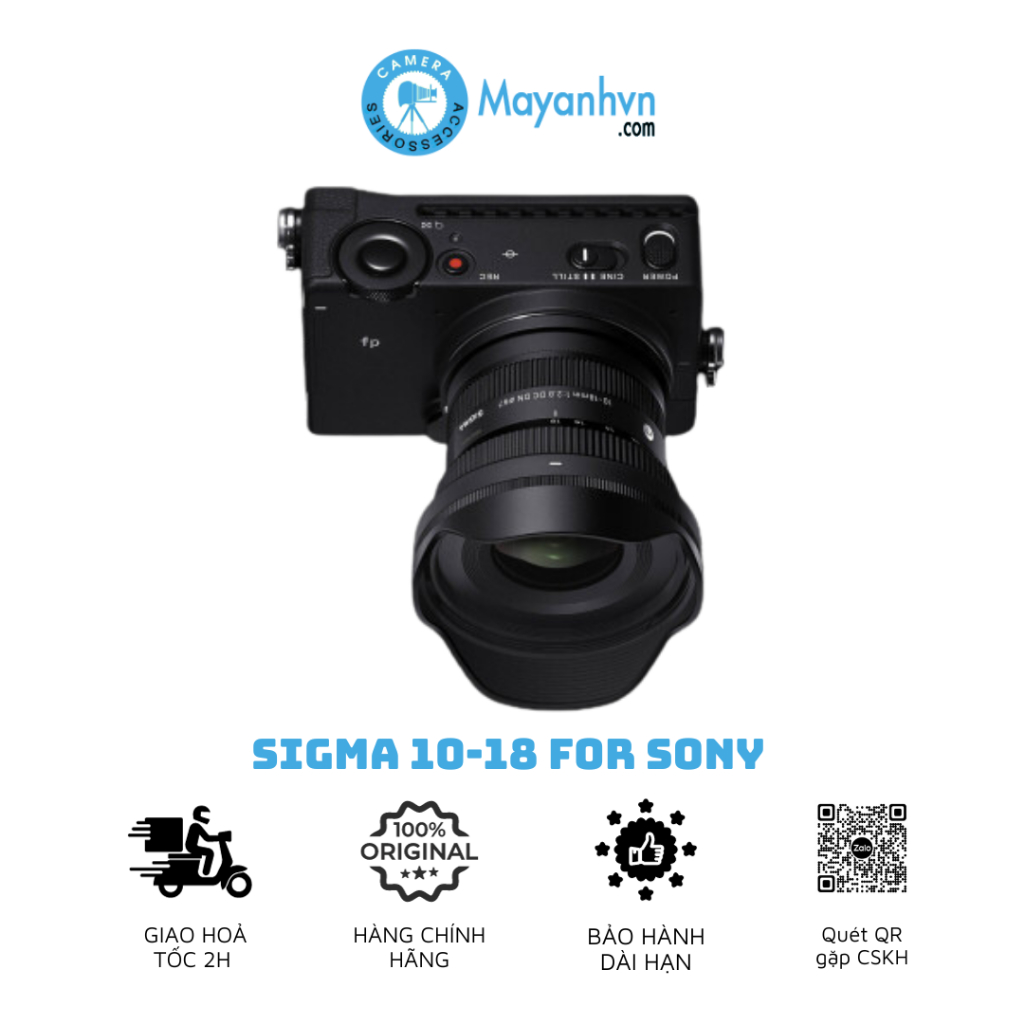 Ống Kính Sigma 10-18mm F2.8 DC DN  For Sony E