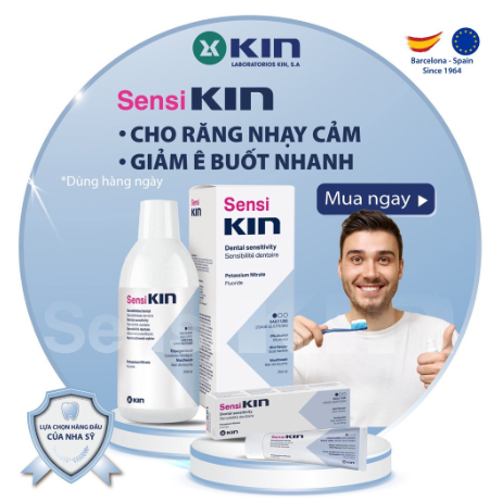 NƯỚC SÚC MIỆNG SENSIKIN NGĂN NGỪA Ê BUỐT 250ML