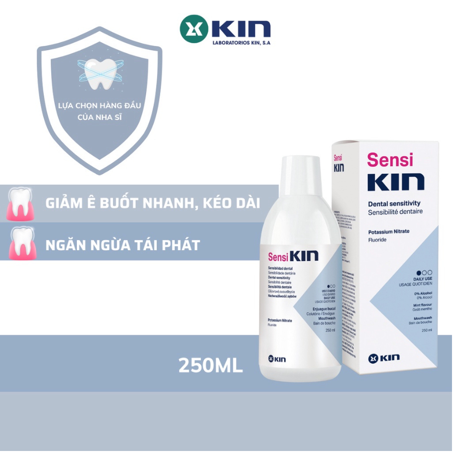 NƯỚC SÚC MIỆNG SENSIKIN NGĂN NGỪA Ê BUỐT 250ML