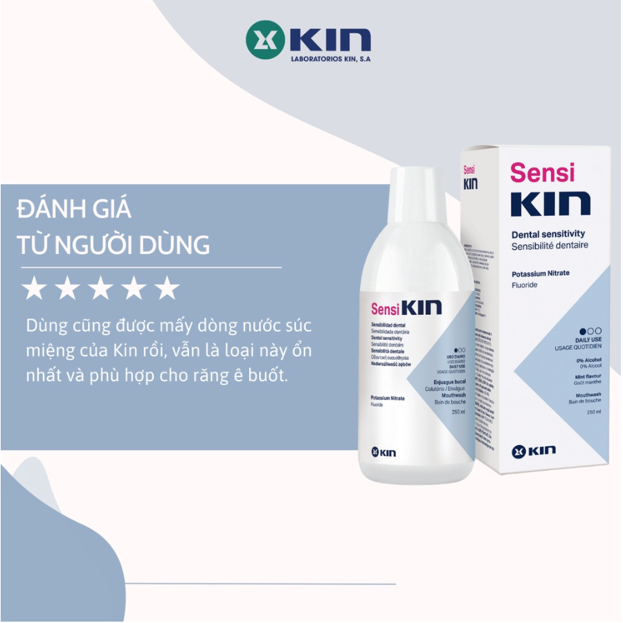 NƯỚC SÚC MIỆNG SENSIKIN NGĂN NGỪA Ê BUỐT 250ML