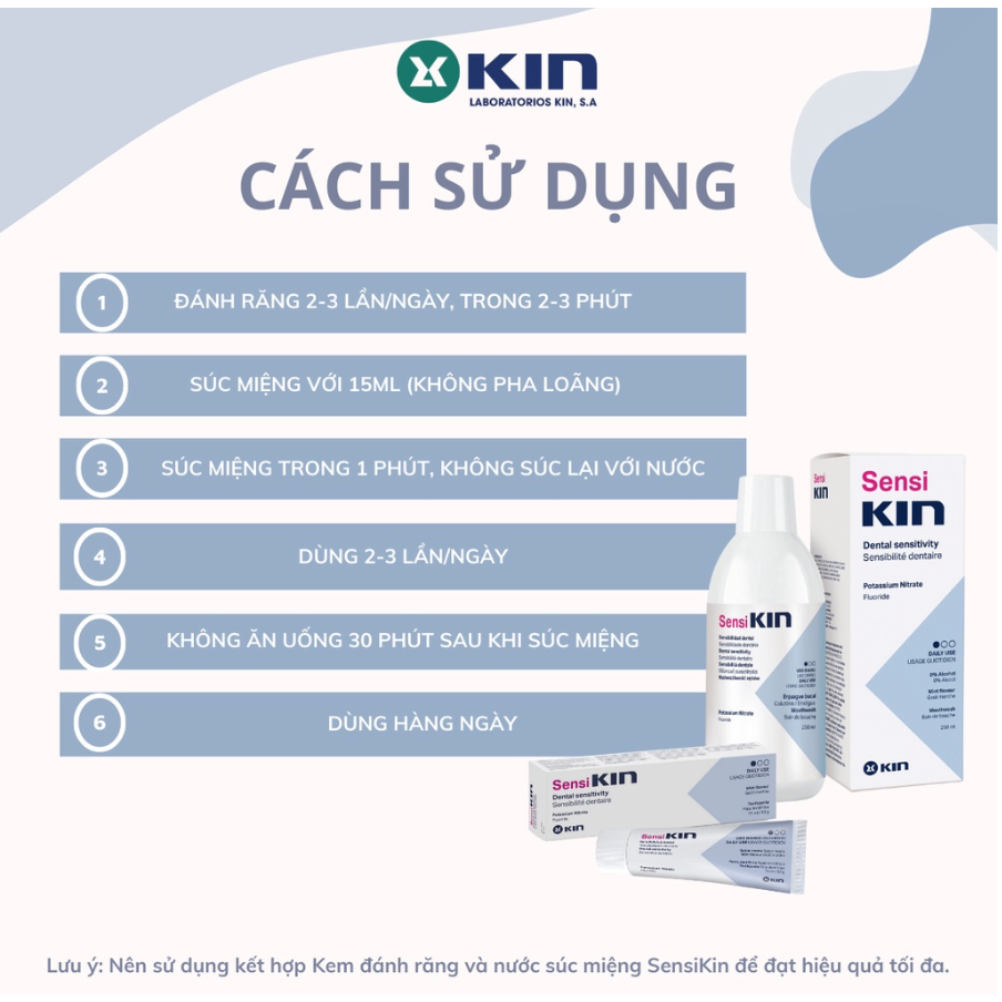 NƯỚC SÚC MIỆNG SENSIKIN NGĂN NGỪA Ê BUỐT 250ML