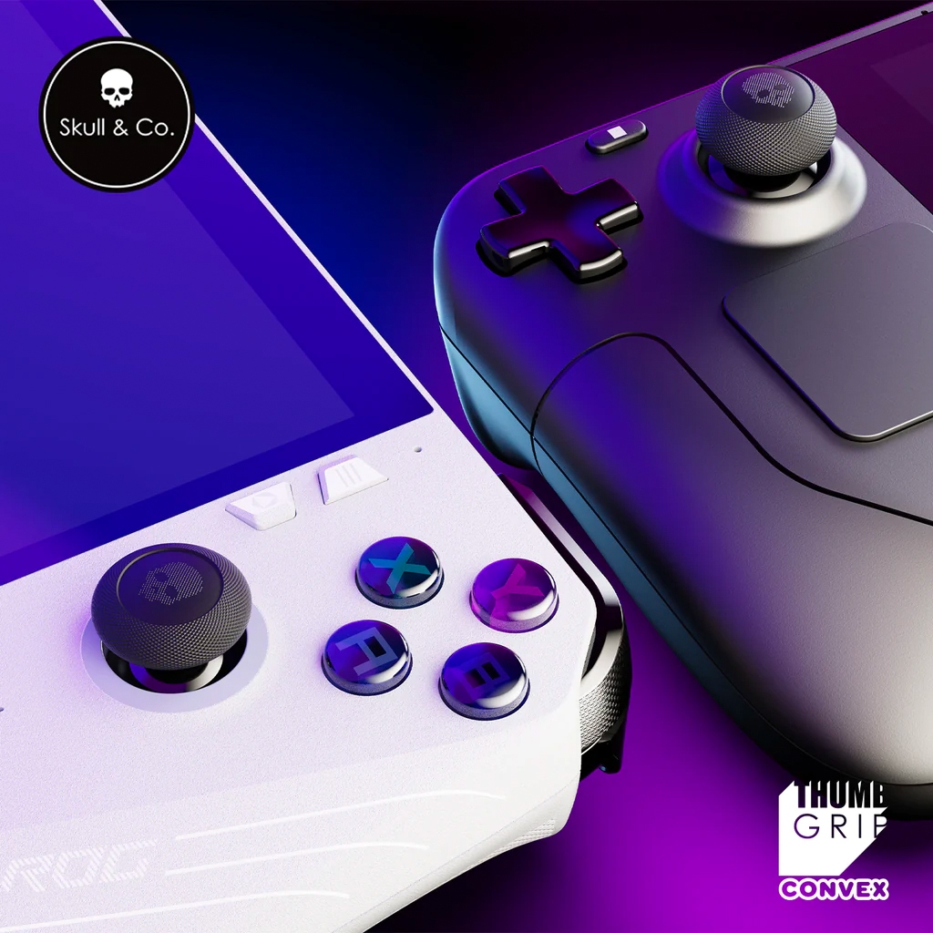 Núm bọc Analog cho Steam Deck, Rog Ally bộ 4 nút chính hãng Skull & Co Convex
