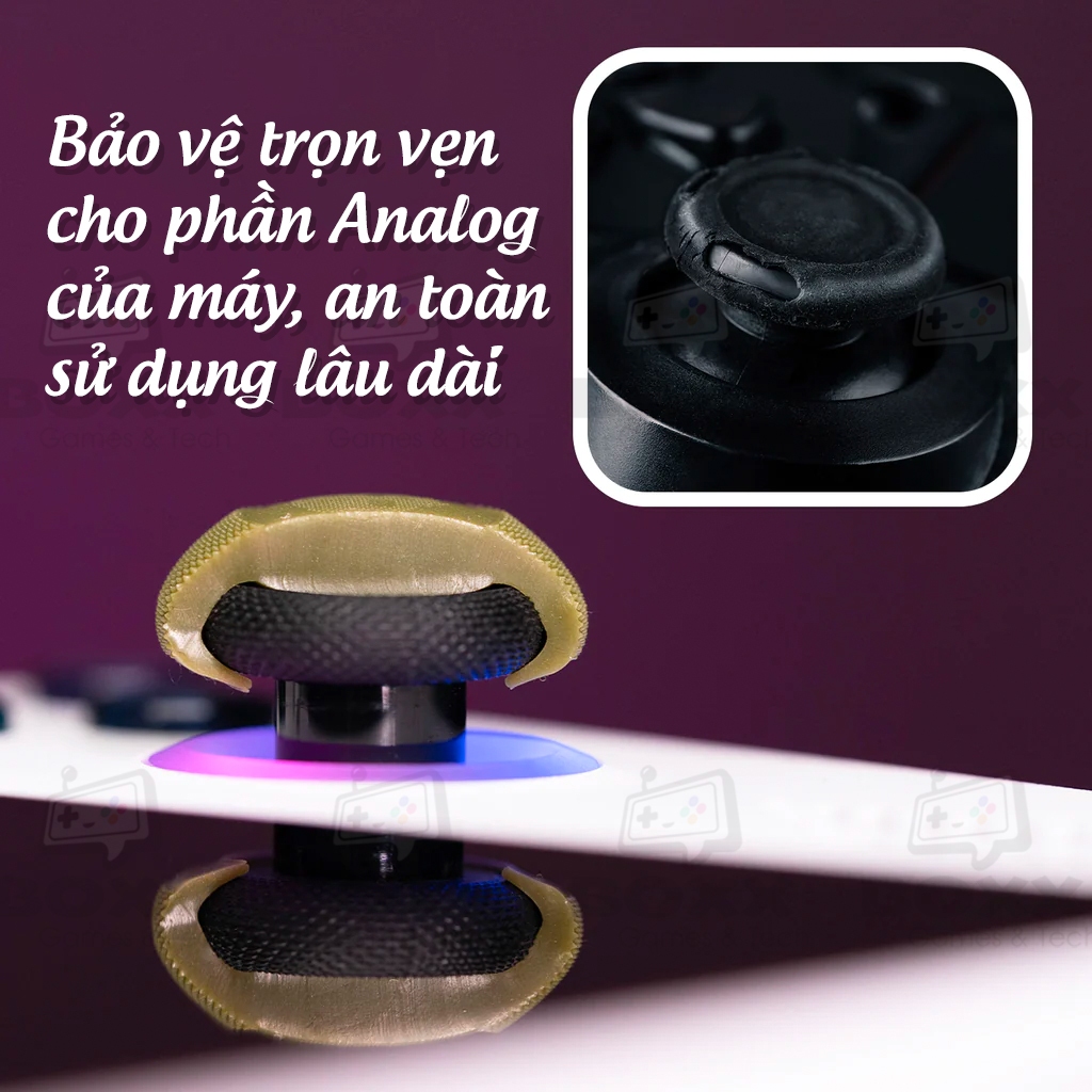 Núm bọc Analog cho Steam Deck, Rog Ally bộ 4 nút chính hãng Skull & Co Convex