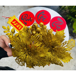 Set tháp bánh Chữ Đỏ trang trí tháp bánh