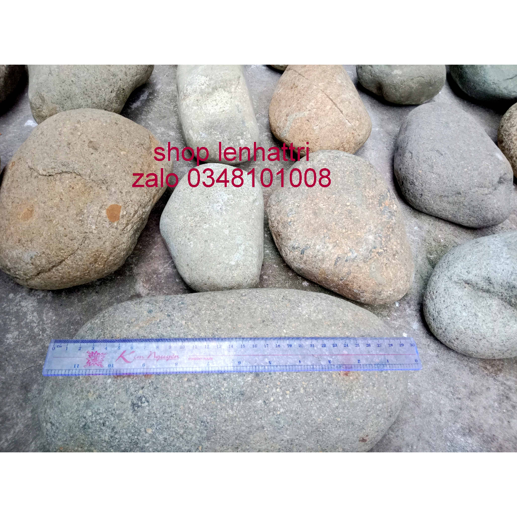 Đá cuội trang trí sân vườn setup bể cá 3kg