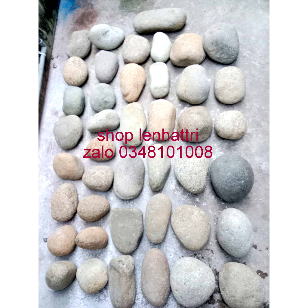 Đá cuội trang trí sân vườn setup bể cá 3kg