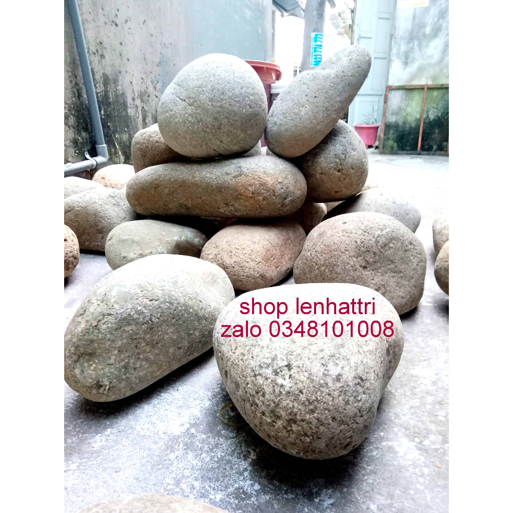 Đá cuội trang trí sân vườn setup bể cá 3kg