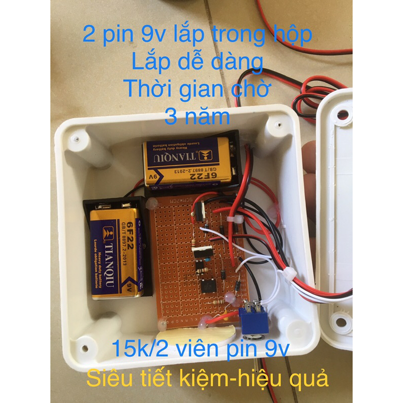 Bộ báo cháy hộ liên gia , quán karaoke phòng kín,có dây kết nối , còi hú lớn , đèn nháy