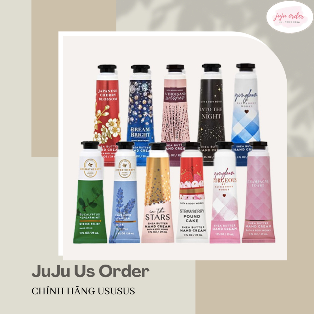 - KEM DƯỠNG TAY - HAND CREAM - BATH&BODYWORKS - 29ML