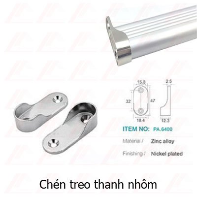 Thanh treo quần áo Oval