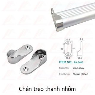 Thanh treo quần áo Oval (thanh ovan 1.4m ,1.2m, 1m)