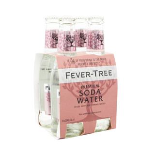 Fever tree premium soda water - lốc 4 chai - nước giải khát có ga fever tree premium soda water
