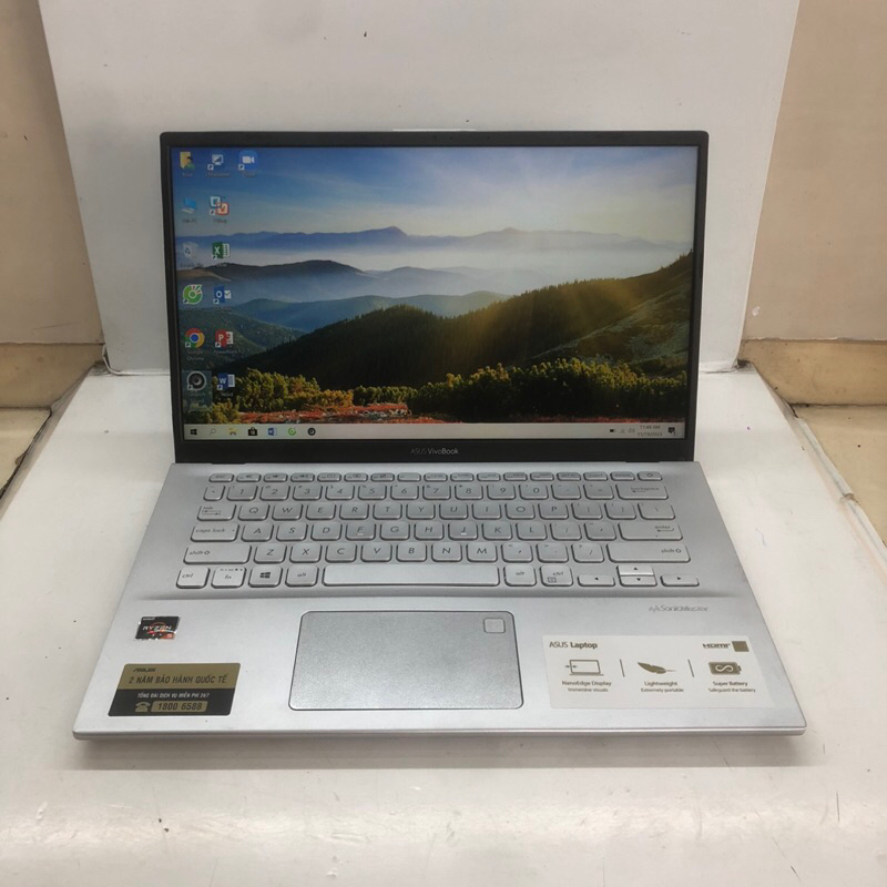 Máy Laptop Asus Vivobook A412DA-EK144T AMD Ryzen 5-3500U, 8gb ram, 512gb ssd, Vga Radeon Vega 8 Graphics, 14 inch. Đẹp