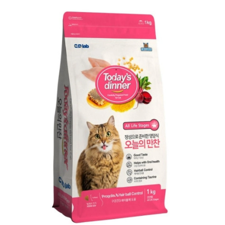 THỨC ĂN HẠT CHO MÈO MỌI LỨA TUỔI TODAY DINNER TÚI 1KG