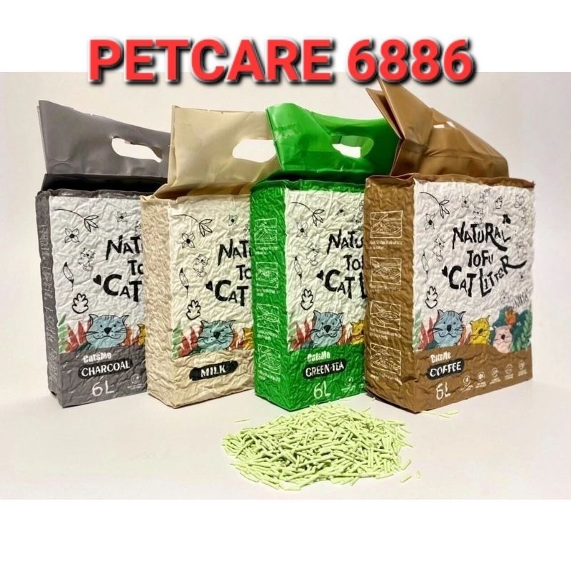 Cát đậu nành tofu CatsMe xả được qua đường nước chảy