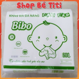 Khăn khô đa năng BIBO 600gr - 300gr - 900gr Mom' Love Mềm Mịn Thấm Hút Tự Nhiên  An Toàn Cho Bé Shop Bé Titi