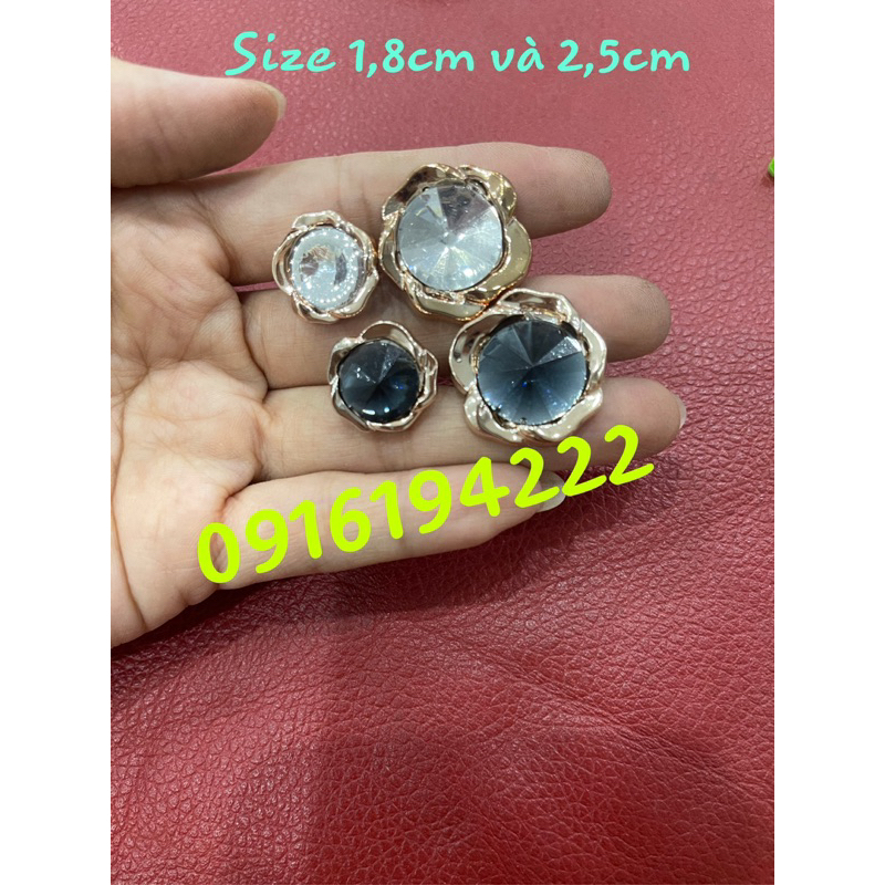 10 Cúc vest nữ, nút áo vest nữ, nút áo comple size 1,8cm và 2,5cm