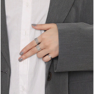 Mix&Match Set Nhẫn Signature Grey