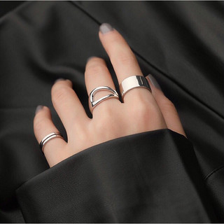 Mix&Match Set Nhẫn Signature Grey