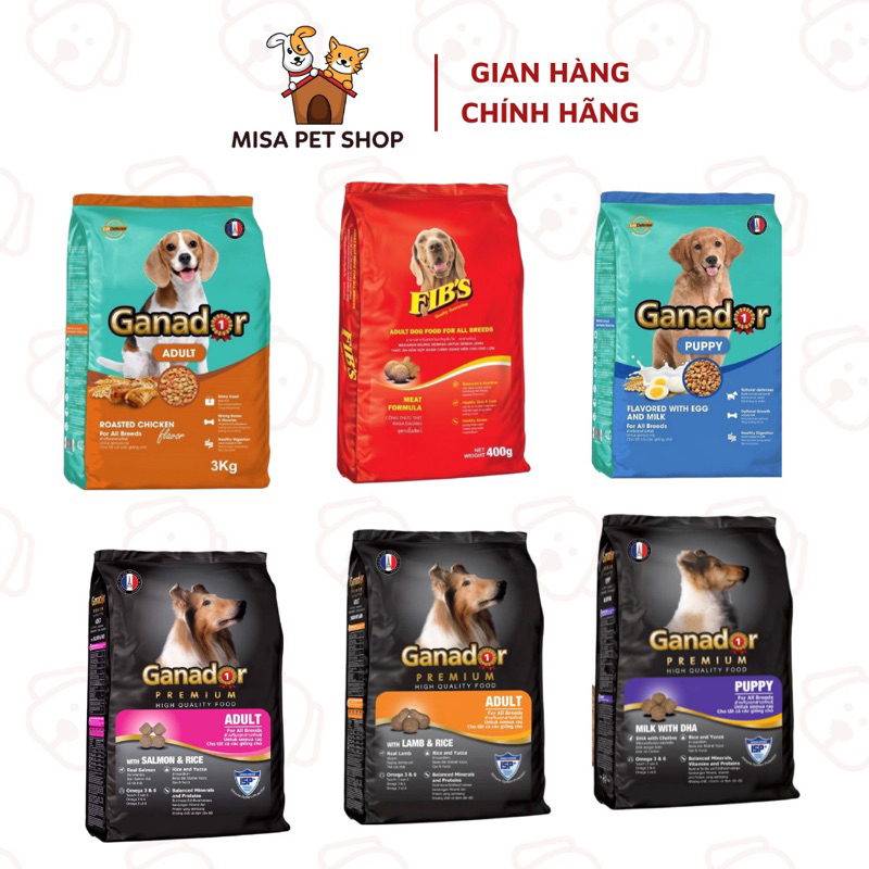 Thức ăn cho chó Ganador hạt 400 gam