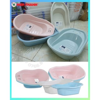   TBA SHOP  Thau tắm em bé Màu Pastel Nhỏ Trung Lớn   Chậu Tắm ,Thau Giặt - NHỰA HIỆP THÀNH 