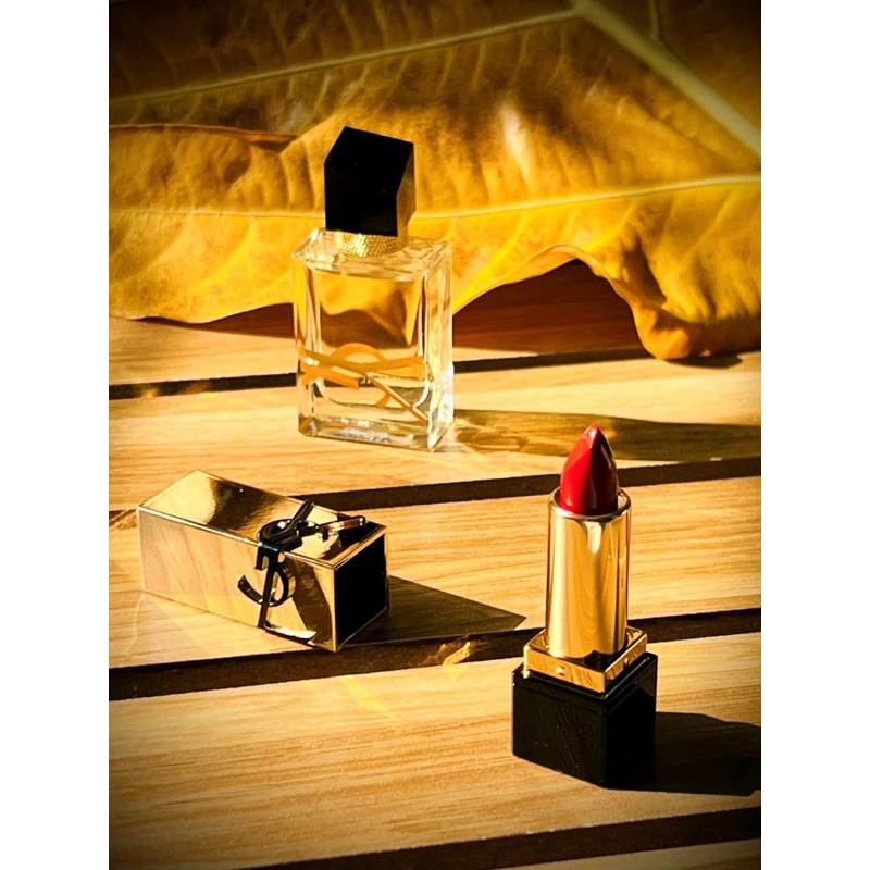 Set mini YSL 2 món: nước hoa Libre EDP 7.5ml & son mini RM Rouge Muse 1.3gr