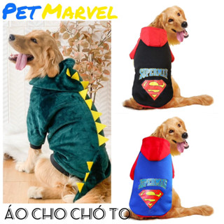  Áo cho chó size lớn thu đông nỉ ấm - Áo tết cho chó lớn Quần áo cho thú cưng GOLDEN SAMOYED;.. 10 đến 40kg 