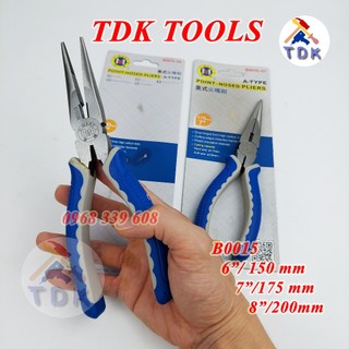 Kìm nhọn đa năng 150mm, 175mm, 200mm c-mart b0015