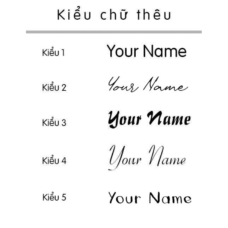 Áo Sweater thêu tên theo yêu cầu