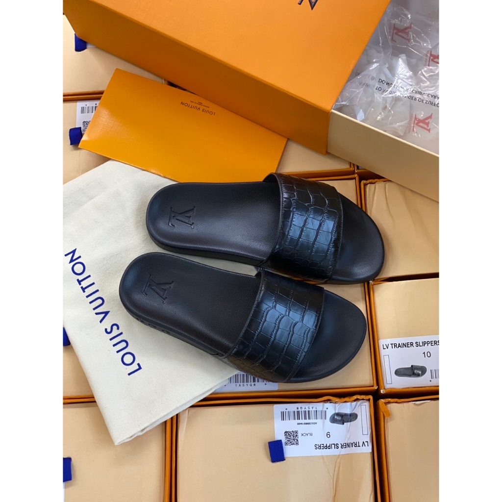 Dép Nam Quai Ngang Vân C*á S*ấ*u