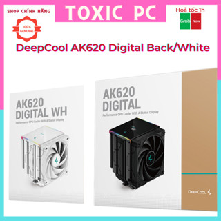 Tản nhiệt khí CPU DEEPCOOL AK620 DIGITAL Trắng - Đen