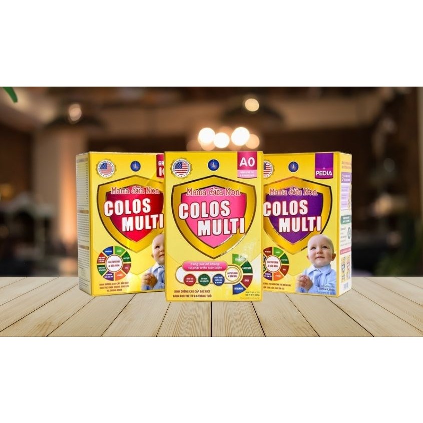 SET 5 GÓI Mama sữa non Colos Multi  PEDIA - GROW IQ - A0 - A1