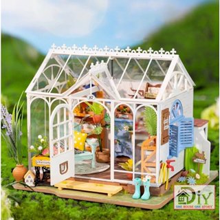 [Bản Tiếng Anh] Robotime Rolife Mô hình nhà búp bê tự lắp ghép gỗ DIY Miniature House Kit   | Dreamy Garden House DG163