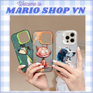 Ốp lưng hoạt hình tranh sơn dầu cho 11 pro max - 12 pro max - 13 pro max - 14 pro max - 15 pro max