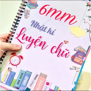 Sổ hoa a4 6mm luyện viết chữ đẹp