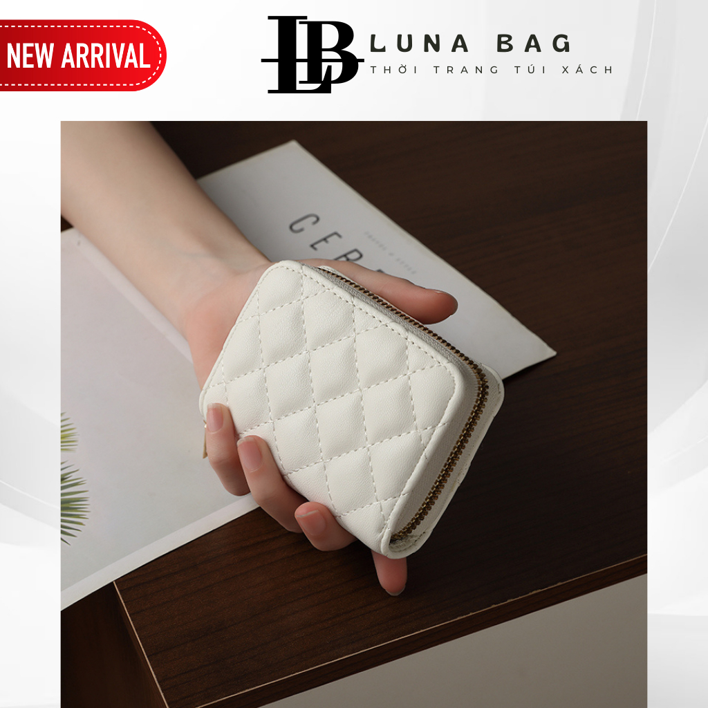 Ví nữ mini, Ví nữ cầm tay cao cấp ngắn đẹp cầm tay hàng Quảng Châu Luna Bag - V01