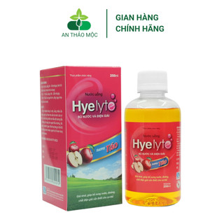 Nước Uống Bù Nước Điện Giải Hyelyte.Hương Cam,Táo.Chai 250ml